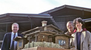Noels & Pat with RAndall Mackinson, curator of the Gamble House Museum